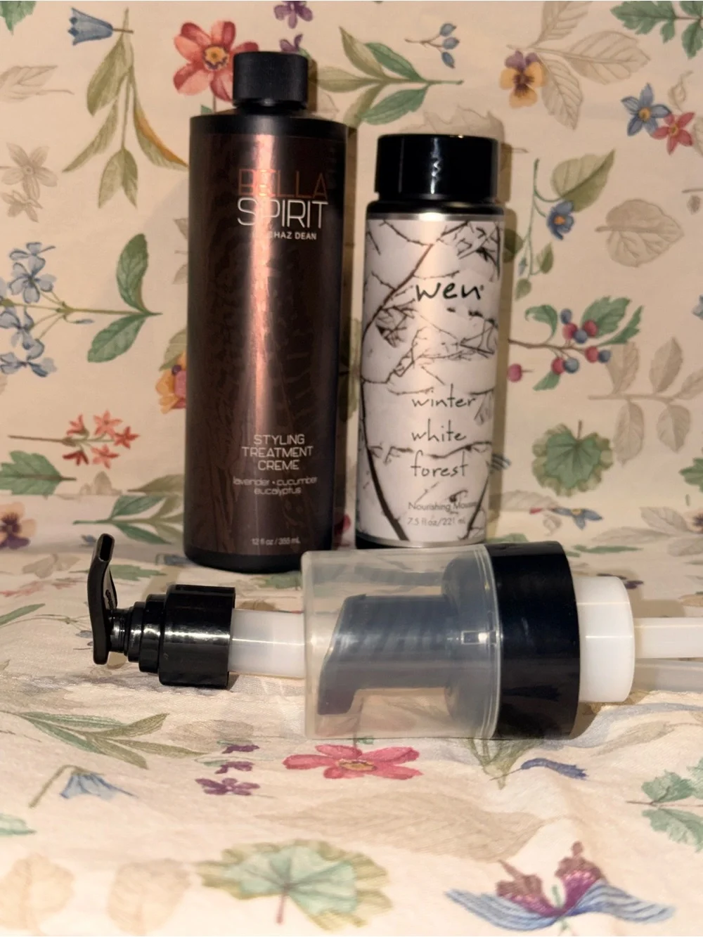 WEN DUO Winter White Forest Nourishing Mousse & Bella Spirit Style & Treat Cream